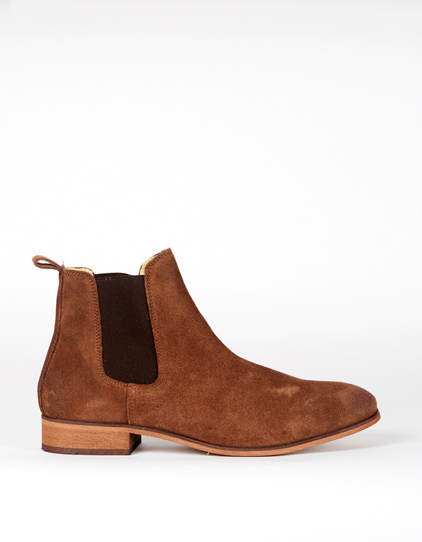 Shoe The Bear Suede Chelsea Boot Taupe Shoe The Bear Suede Chelsea Boot Taupe