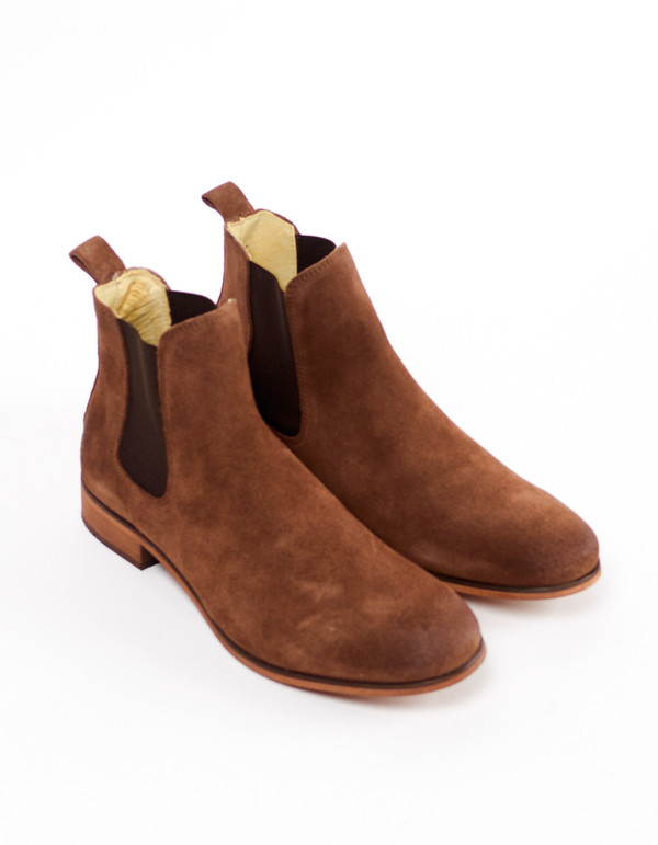 Shoe The Bear Suede Chelsea Boot Taupe Shoe The Bear Suede Chelsea Boot Taupe
