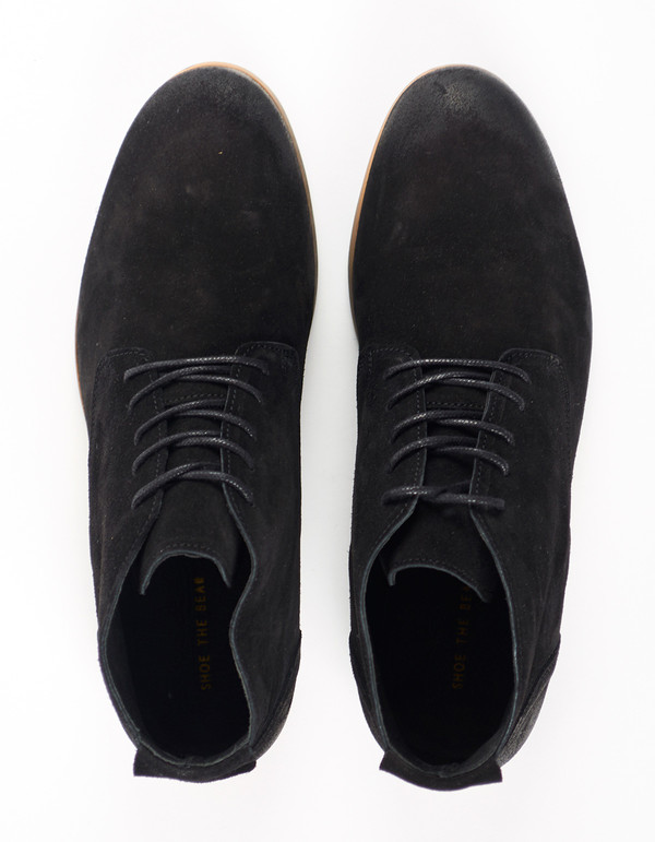 Shoe The Bear Suede Oliver Chukka Black Shoe The Bear Suede Oliver Chukka Black