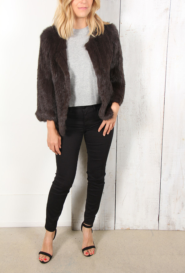 Yves Salomon CROP FUR JACKET Yves Salomon CROP FUR JACKET