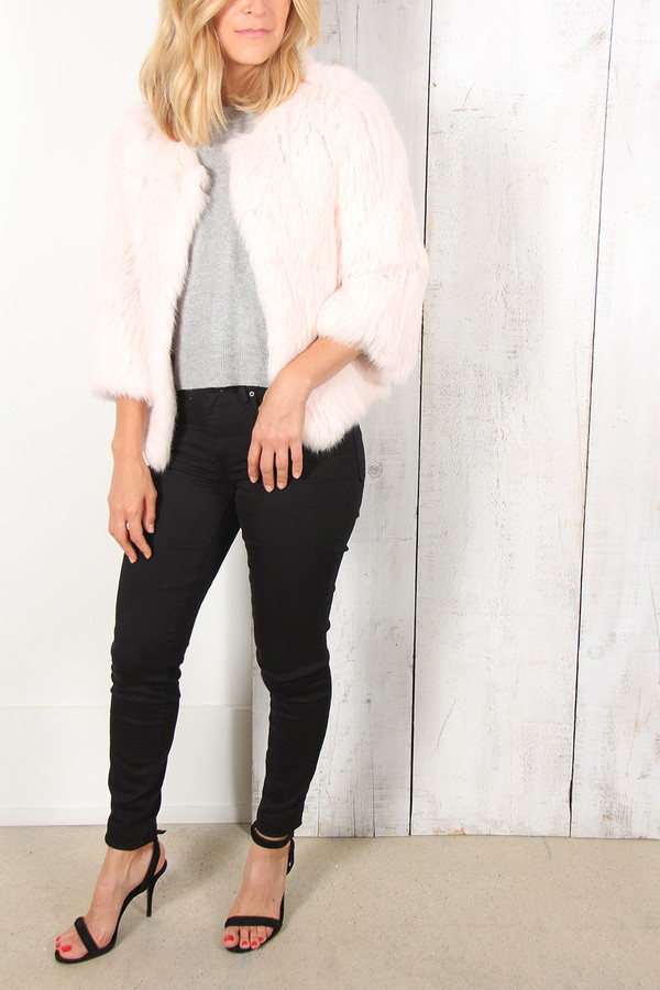 Yves Salomon CROP FUR JACKET Yves Salomon CROP FUR JACKET