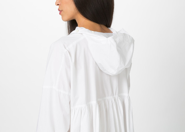 Rundholz Hooded Ruffle Dress Rundholz Hooded Ruffle Dress