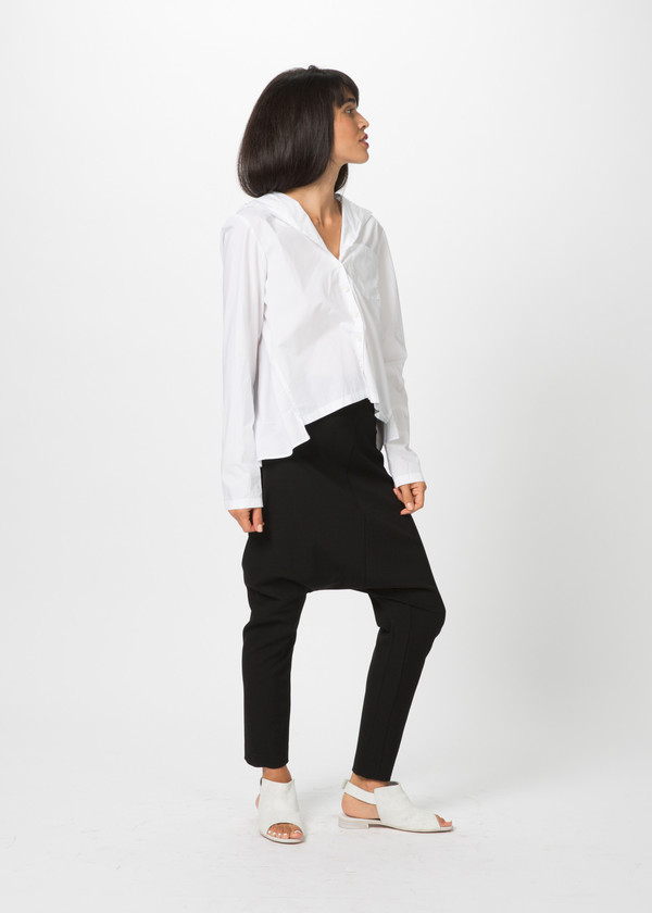 Rundholz Hooded Ruffle Shirt Rundholz Hooded Ruffle Shirt
