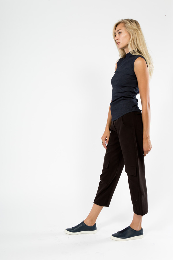 Nomia Mock Neck Muscle Tee Nomia Mock Neck Muscle Tee