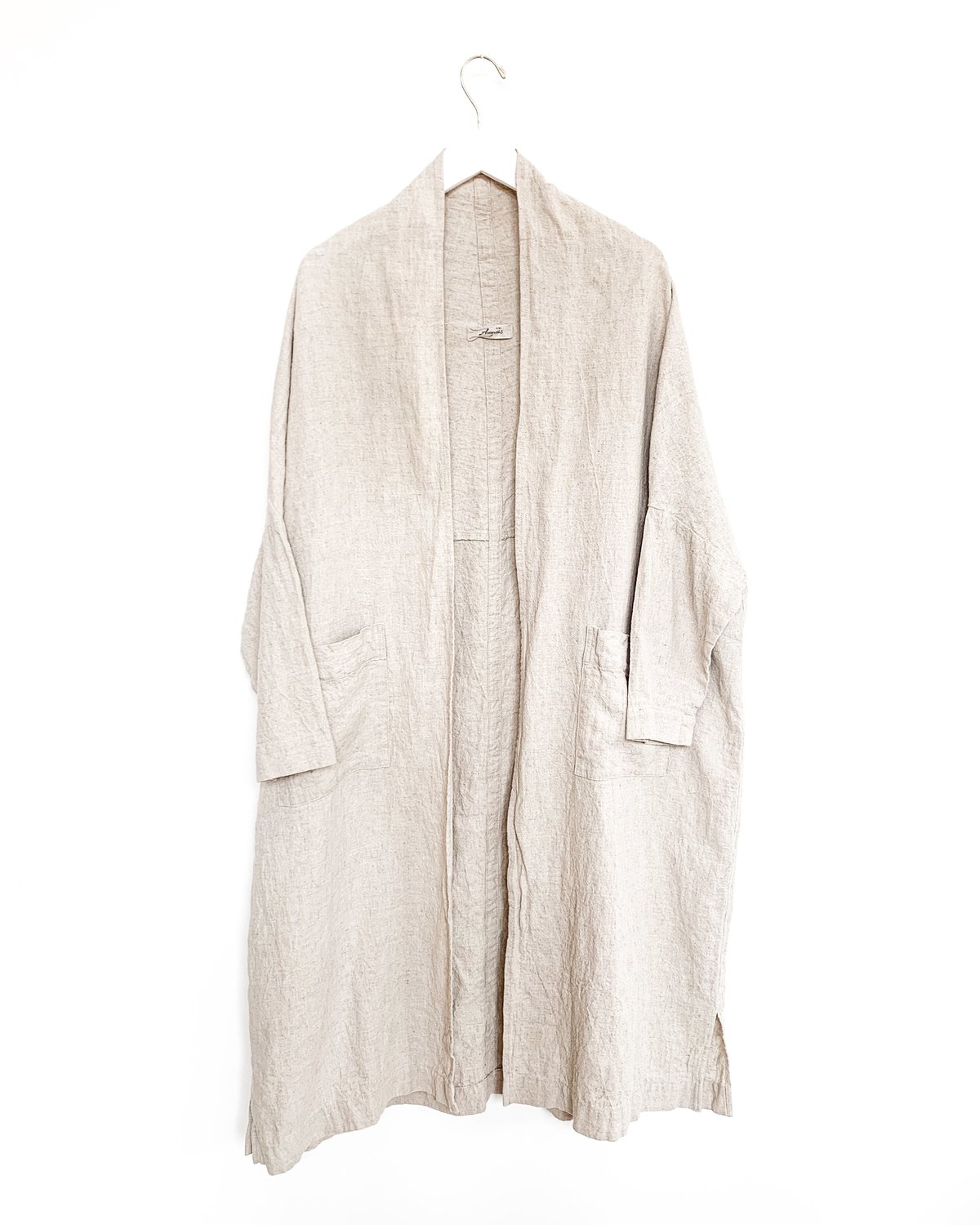 long linen cardigan