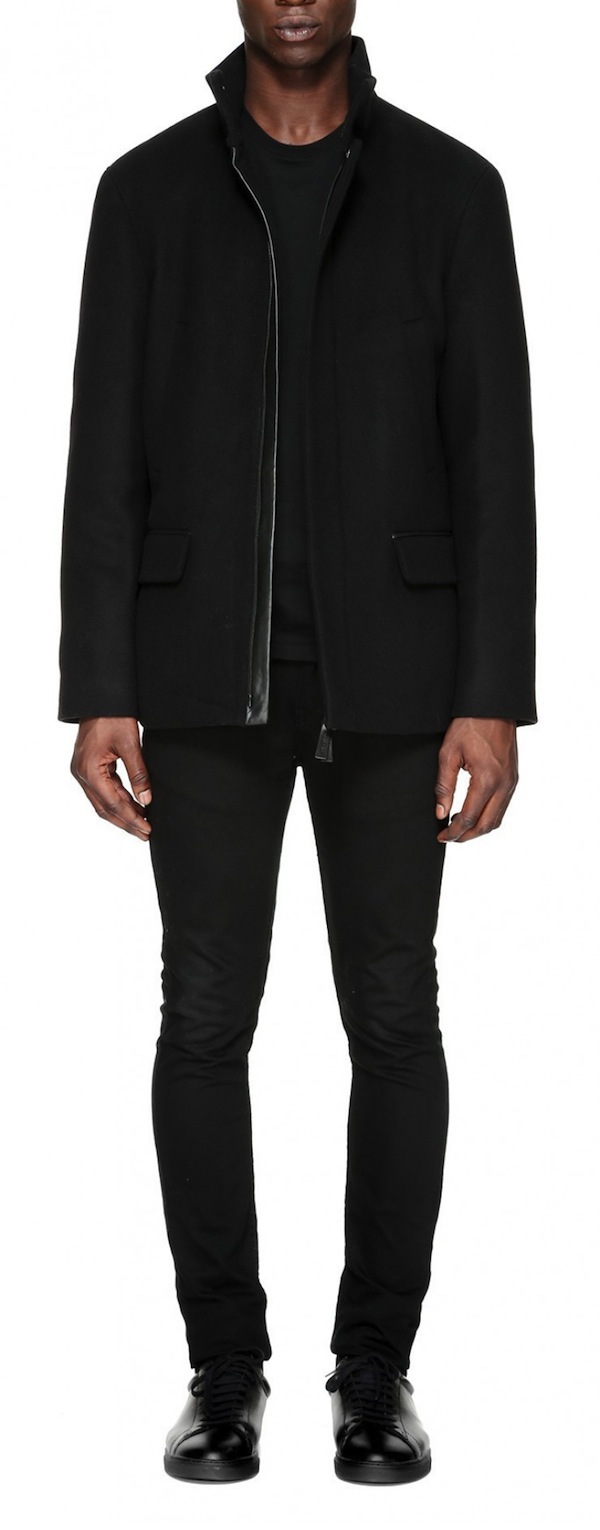 Men's Mackage Wilfred Flat Wool Coat Men's Mackage Wilfred Flat Wool Coat