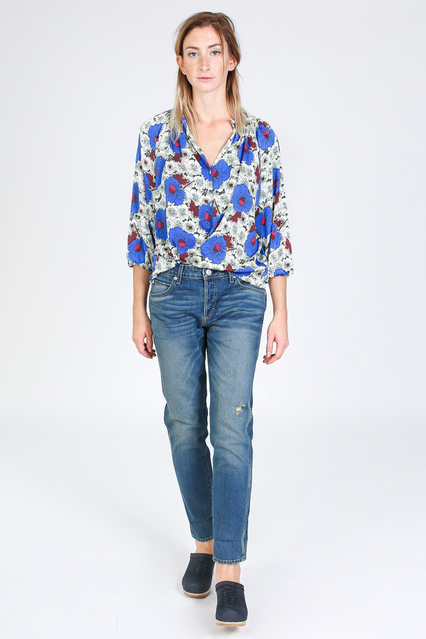 Tracy Reese Classic Blouse in Velvet night Tracy Reese Classic Blouse in Velvet night
