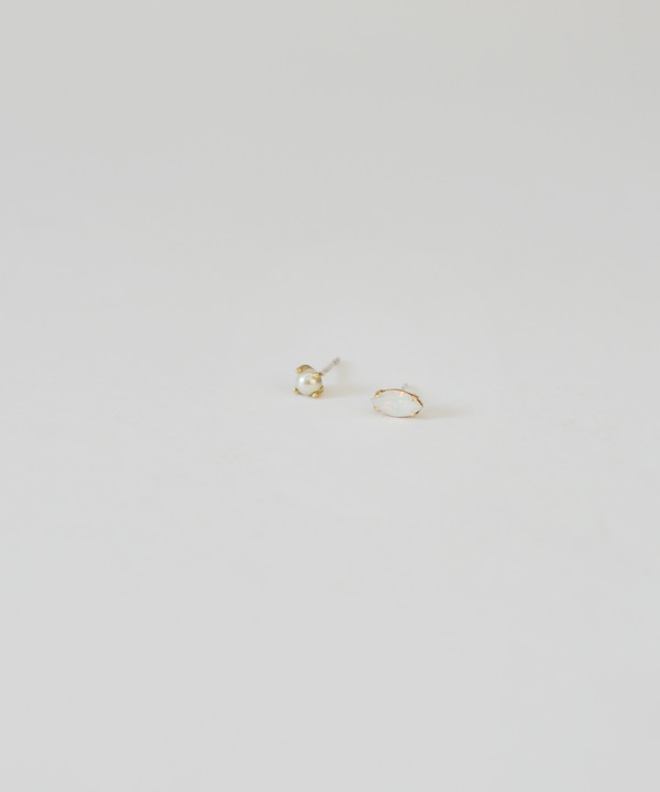 Bing Bang NYC Bing Bang Opal + Pearl Duo Studs Bing Bang NYC Bing Bang Opal + Pearl Duo Studs