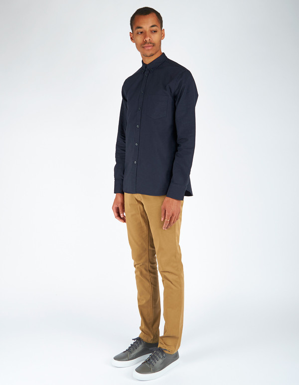 Men's Filippa K Paul Oxford Shirt Navy Night Blue Men's Filippa K Paul Oxford Shirt Navy Night Blue
