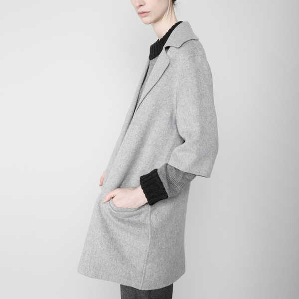 7115 by Szeki Mid-Sleeves Wool Jacket FW16 7115 by Szeki Mid-Sleeves Wool Jacket FW16