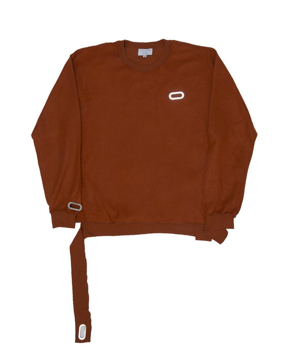 Collina Strada - Sweat Crewneck - Rust Collina Strada - Sweat Crewneck - Rust