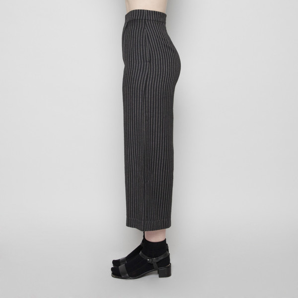 7115 by Szeki Wide-Legged Cropped Trouser- Stripe FW16 7115 by Szeki Wide-Legged Cropped Trouser- Stripe FW16