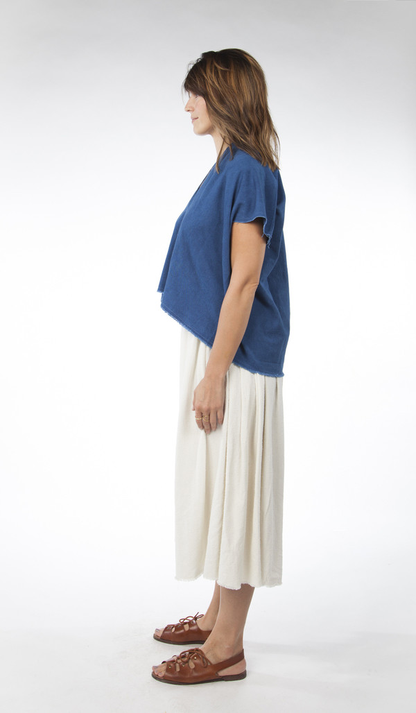 Miranda Bennett Everyday Top, Cropped, Denim in Indigo Miranda Bennett Everyday Top, Cropped, Denim in Indigo