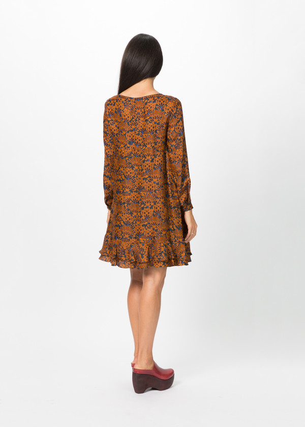 Odeeh Ruffle Hem A-Line Dress Odeeh Ruffle Hem A-Line Dress