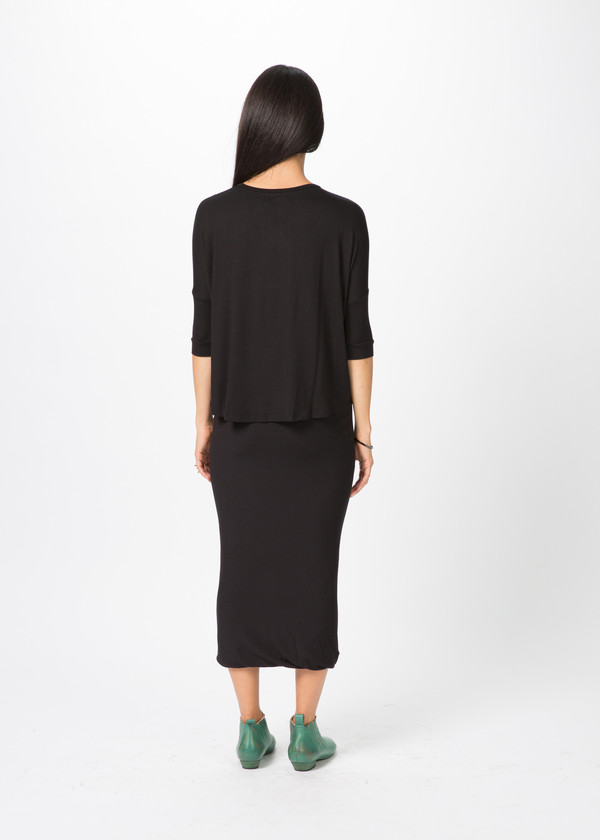Organic by John Patrick Slim Sleeve Viscose Tee Organic by John Patrick Slim Sleeve Viscose Tee