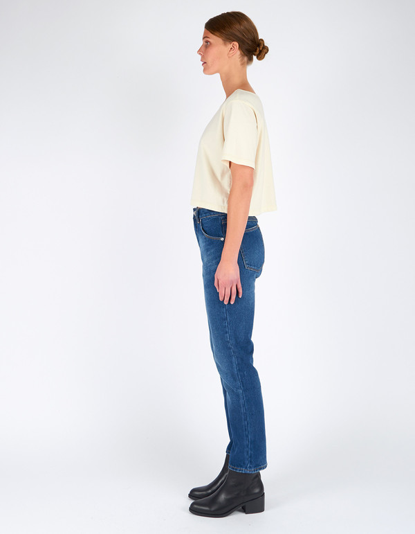 Neuw Lexi Slim Straight Jean Stoney Blue Neuw Lexi Slim Straight Jean Stoney Blue