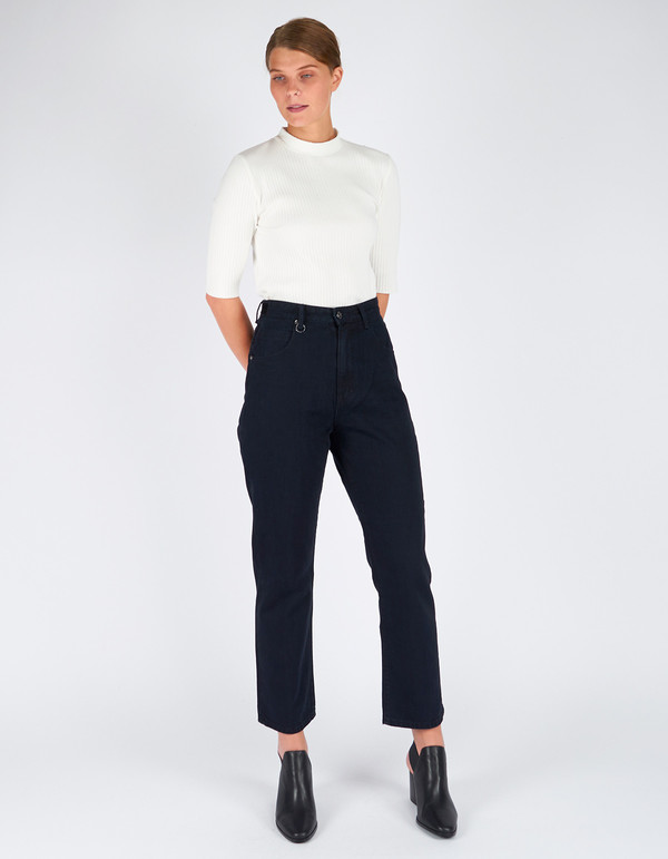 Neuw Macy Straight Jean Ebony Neuw Macy Straight Jean Ebony