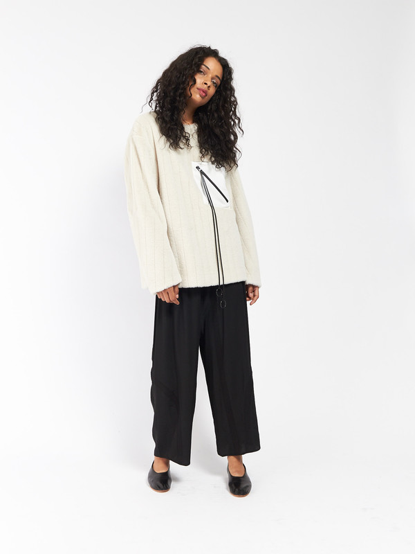 CF Goldman Patch Pullover Cream CF Goldman Patch Pullover Cream