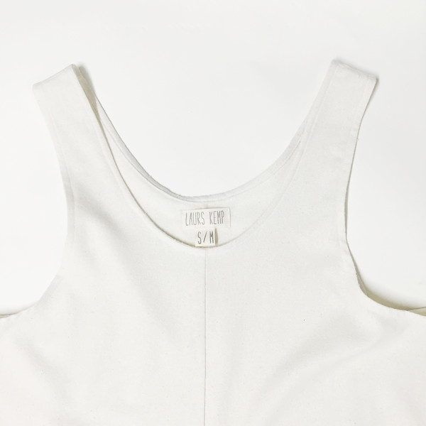 Laurs Kemp Ivory Raw Silk Ulli Jumpsuit Laurs Kemp Ivory Raw Silk Ulli Jumpsuit