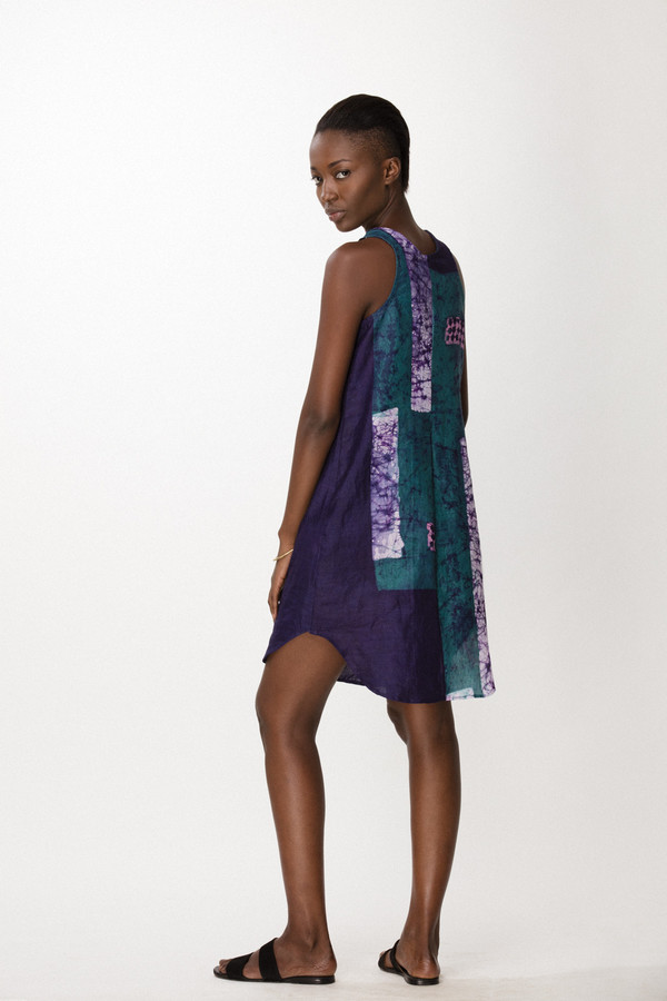 Osei-Duro Runa Dress in Navy Rubics Osei-Duro Runa Dress in Navy Rubics