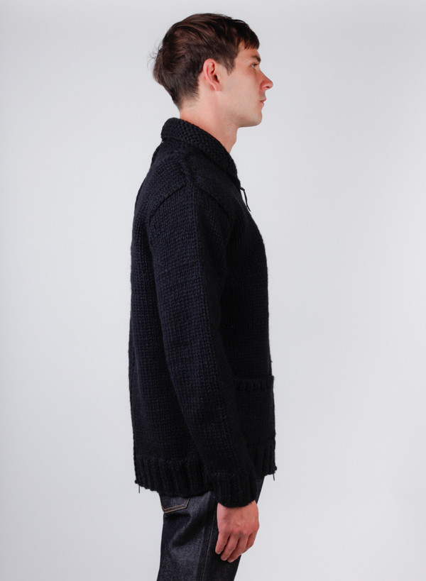 FAIZ T.S. Keil Double-Zip Cowichan Black FAIZ T.S. Keil Double-Zip Cowichan Black