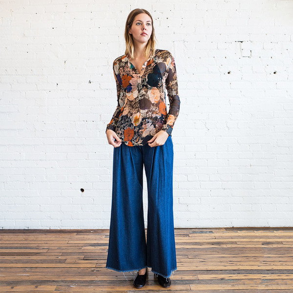 Raquel Allegra Shirt Tail Henley Raquel Allegra Shirt Tail Henley