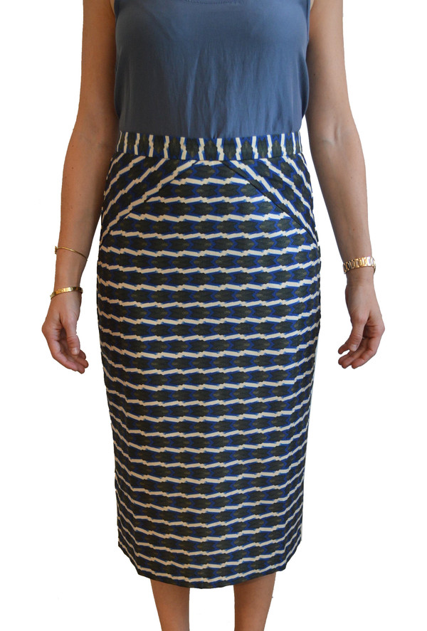 Lauren Moffatt - Blue Arrow Skirt Lauren Moffatt - Blue Arrow Skirt