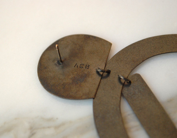 Annie Costello Brown Arc Drop Chandelier Earrings Annie Costello Brown Arc Drop Chandelier Earrings