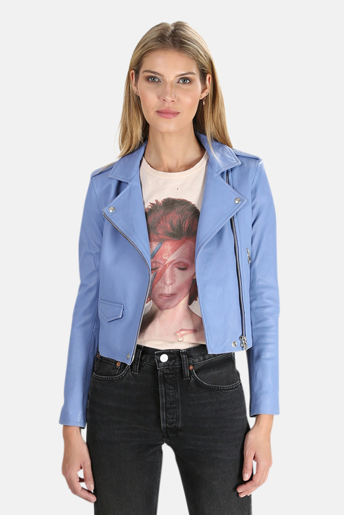 iro green leather jacket