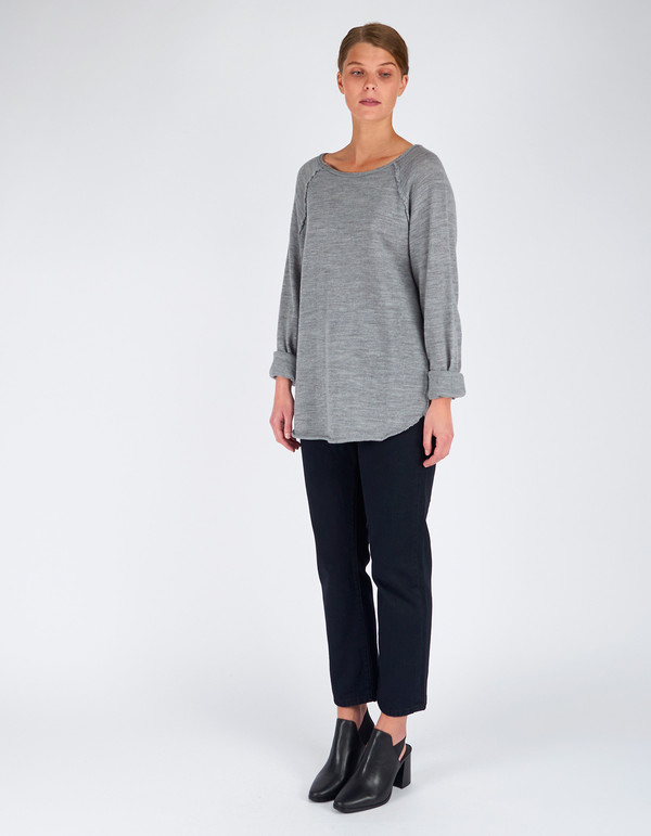 Assembly Label Atlantic Knit Pullover Grey Assembly Label Atlantic Knit Pullover Grey