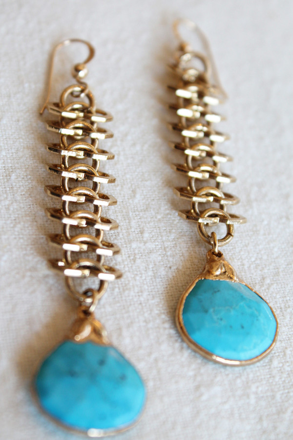 sheila b sleeping beauty turquoise earring sheila b sleeping beauty turquoise earring