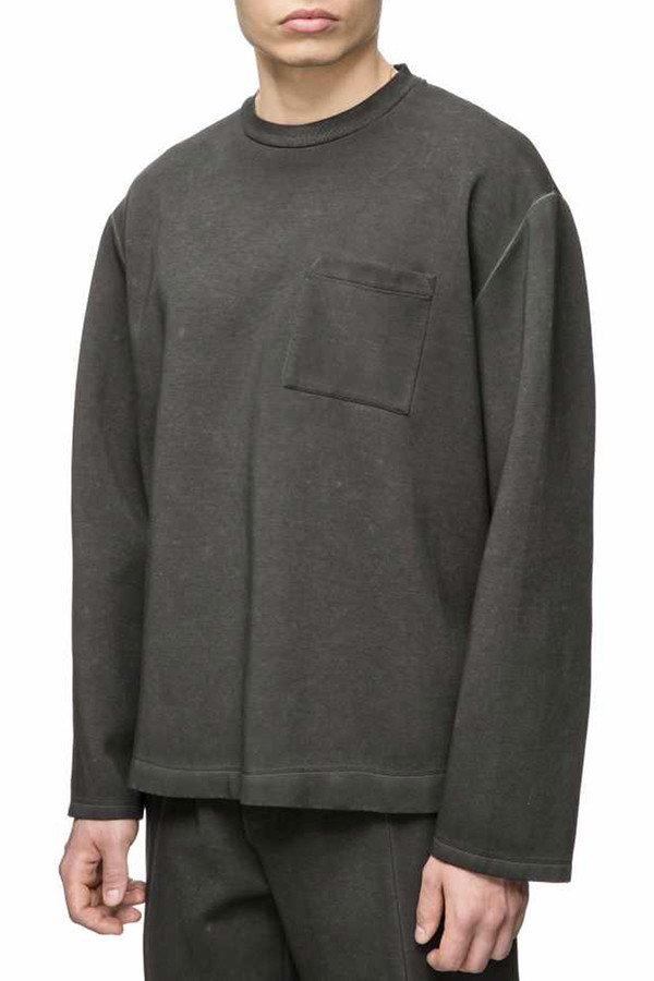 Men's Our Legacy Box Scuba Long Sleeve I Black Men's Our Legacy Box Scuba Long Sleeve I Black
