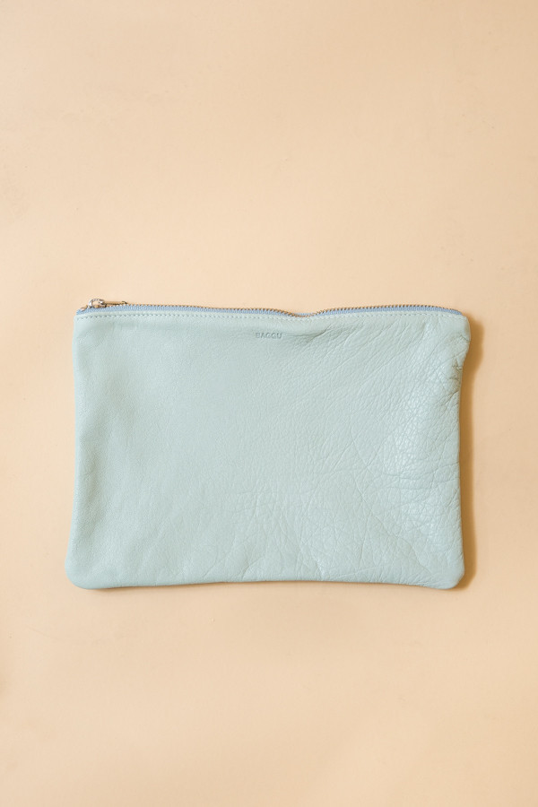 Baggu Medium Flat Pouch / Seaglass Baggu Medium Flat Pouch / Seaglass