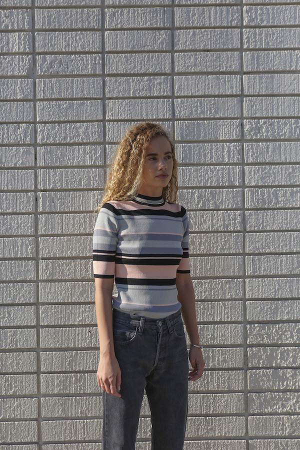 Objects Without Meaning Rib Tee, Dark Stripes Objects Without Meaning Rib Tee, Dark Stripes