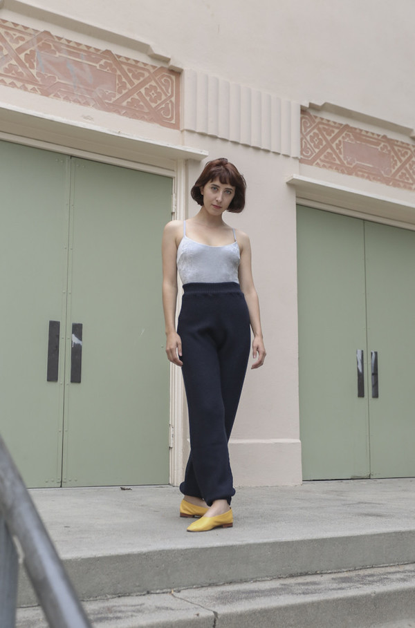 Baserange Gerda Trouser in Navy Baserange Gerda Trouser in Navy