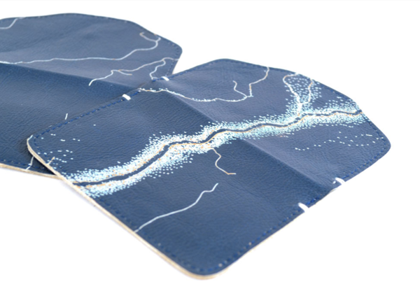 Shana Luther - Blue Mini Wallet Shana Luther - Blue Mini Wallet