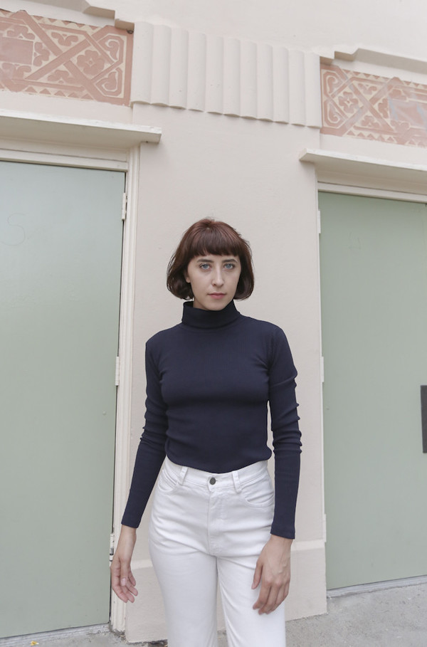 Delfina Balda Nova Turtleneck in Navy Delfina Balda Nova Turtleneck in Navy