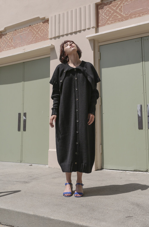 A Détacher Kitty Sweater Dress in Black A Détacher Kitty Sweater Dress in Black