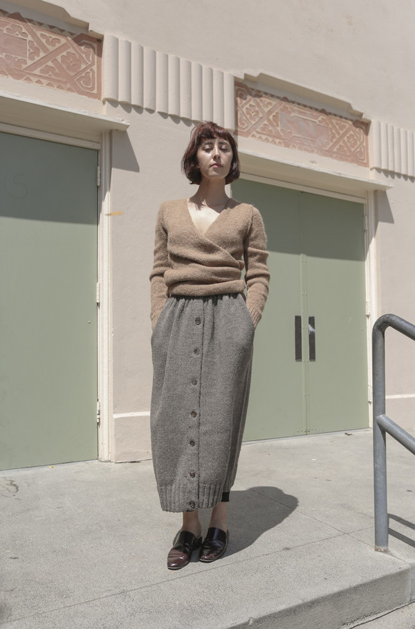 A Détacher Celina Skirt in Taupe A Détacher Celina Skirt in Taupe