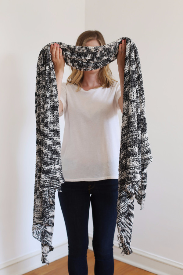 Donni Charm Donni Knit Comfy Tri-Color Scarf Donni Charm Donni Knit Comfy Tri-Color Scarf