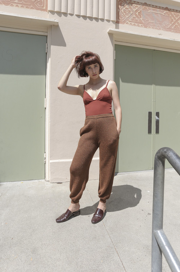 A Détacher China Pant in Rust A Détacher China Pant in Rust