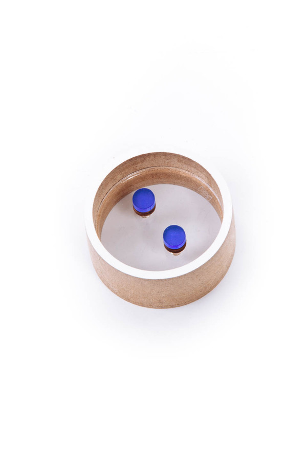 OkiikO Asorti Stud Earrings (Small Blue Circles) OkiikO Asorti Stud Earrings (Small Blue Circles)