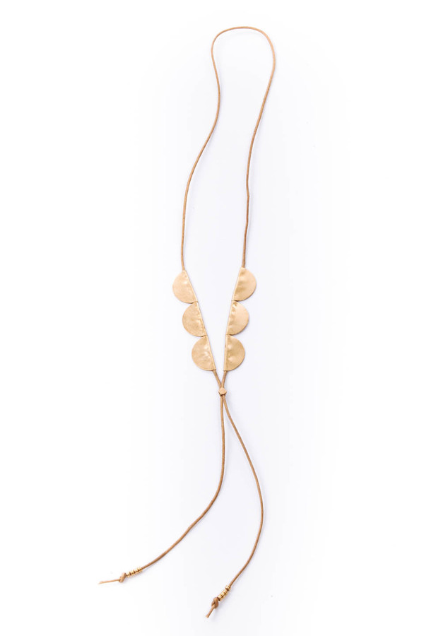 Pine Necklace (Tan) Pine Necklace (Tan)