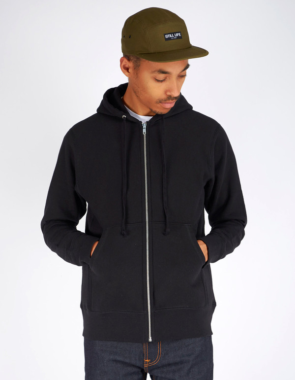 Men's Still Life Zip Hoodie Black Men's Still Life Zip Hoodie Black