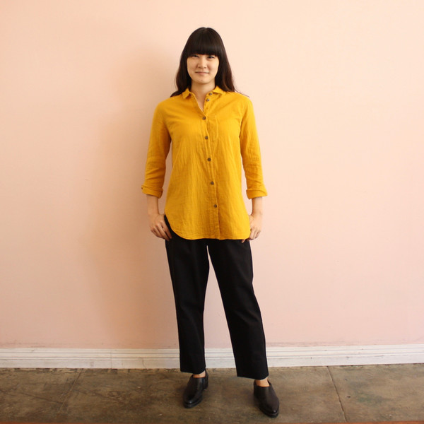wrk-shp atelier shirt - persimmon wrk-shp atelier shirt - persimmon