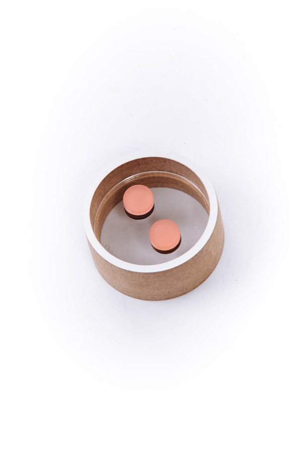 OkiikO Asorti Stud Earrings (Large Pink Circles) OkiikO Asorti Stud Earrings (Large Pink Circles)
