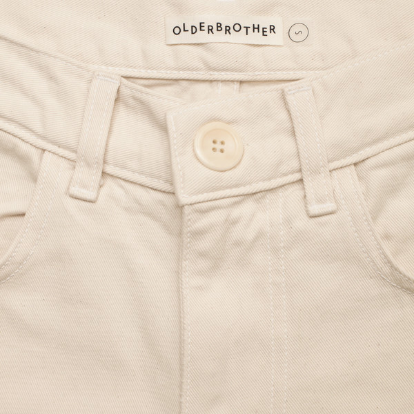 Olderbrother Patched Denim Five Pocket - Natural Olderbrother Patched Denim Five Pocket - Natural