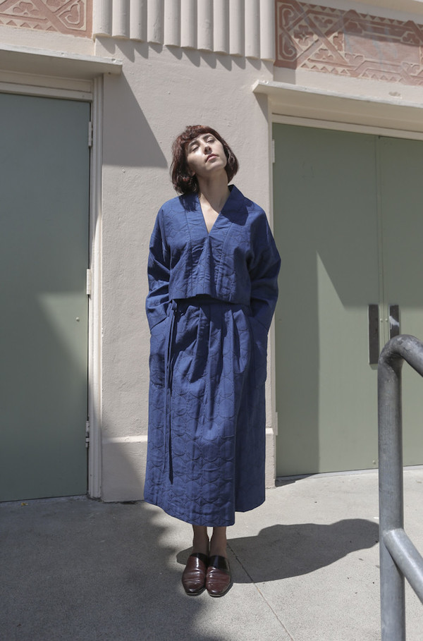 Horses Atelier Tie Skirt in Japanese Indigo Horses Atelier Tie Skirt in Japanese Indigo