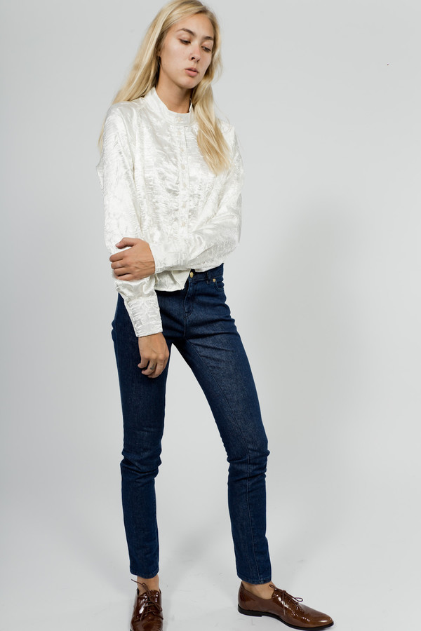 Eckhaus Latta Short Button Front Shirt Eckhaus Latta Short Button Front Shirt