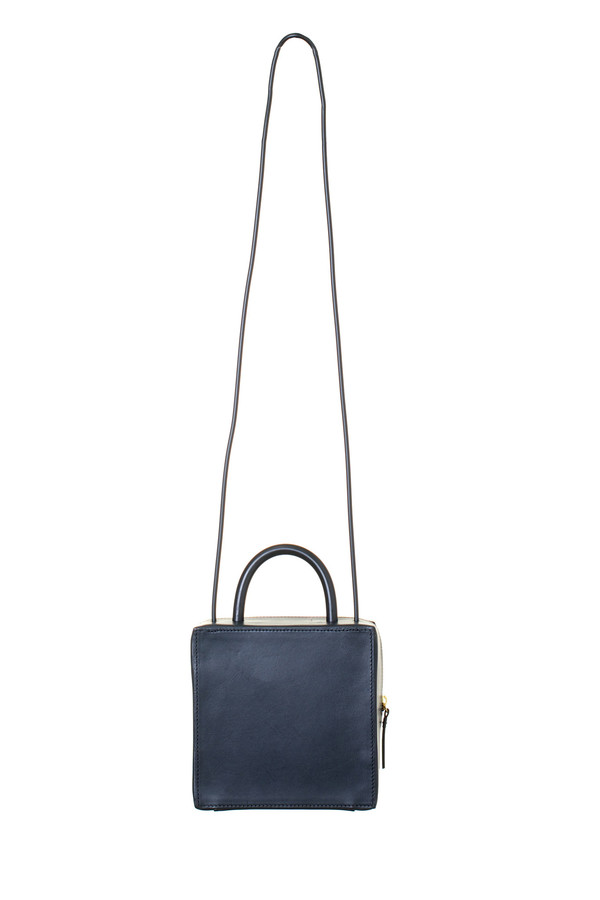 Building Block Leather Box Bag - Black Building Block Leather Box Bag - Black